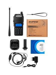 Рация Baofeng UV-82 5W с гарнитурой черная